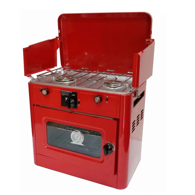 Home Cooking Adventures - Outdoor Camping Kitchen Gas Oven Cooking