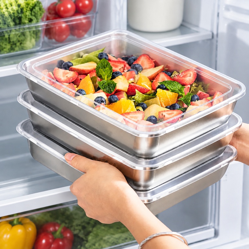 Home Cooking Adventures - Pack of Three Durable Stainless Steel