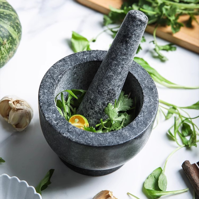Mortar and Pestle Set Heavy Na - огляд і ціна Mortar Pestle Granite