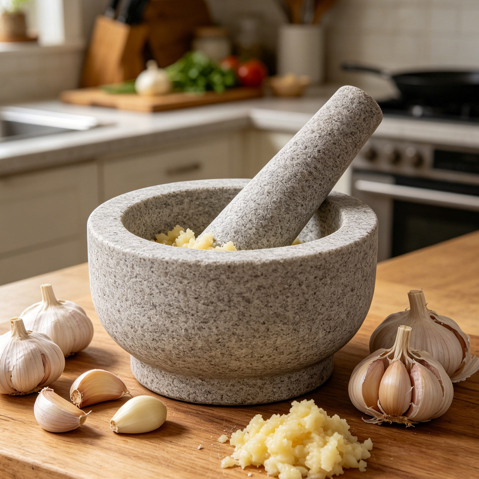 Grinding Stone Pestle Garlic T - огляд і ціна Mortar Pestle Granite