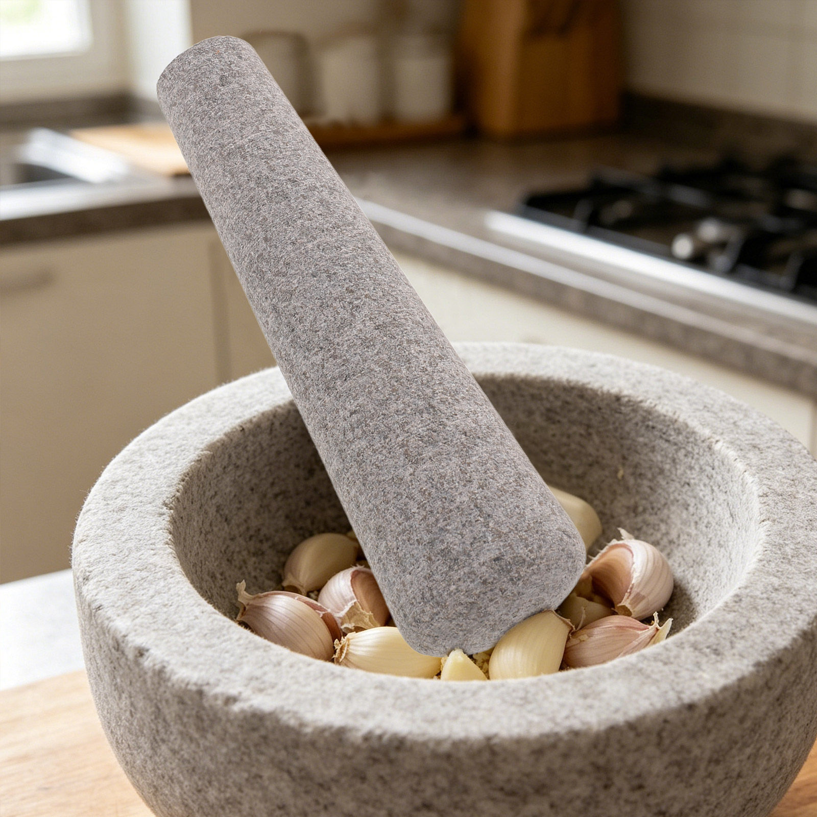 Grinding Stone Pestle Garlic T - огляд і ціна Mortar Pestle Granite