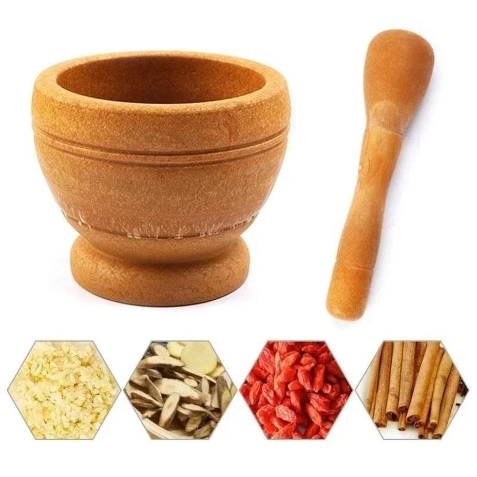 1 Pcs Stone Mortar Masher Mult - огляд і ціна Mortar Pestle Granite