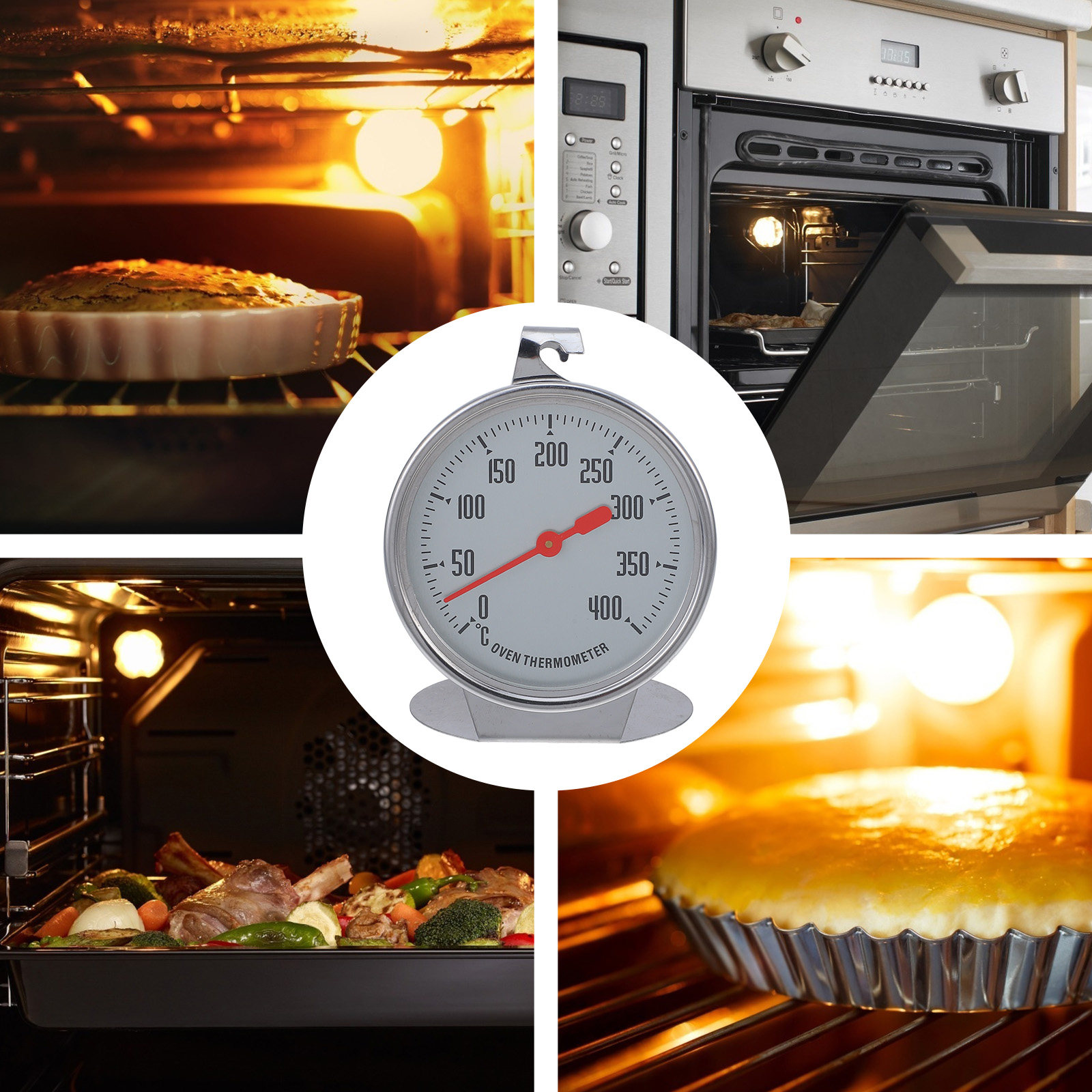 Oven Thermometer Large Dial St - огляд і ціна Home Cooking Reading
