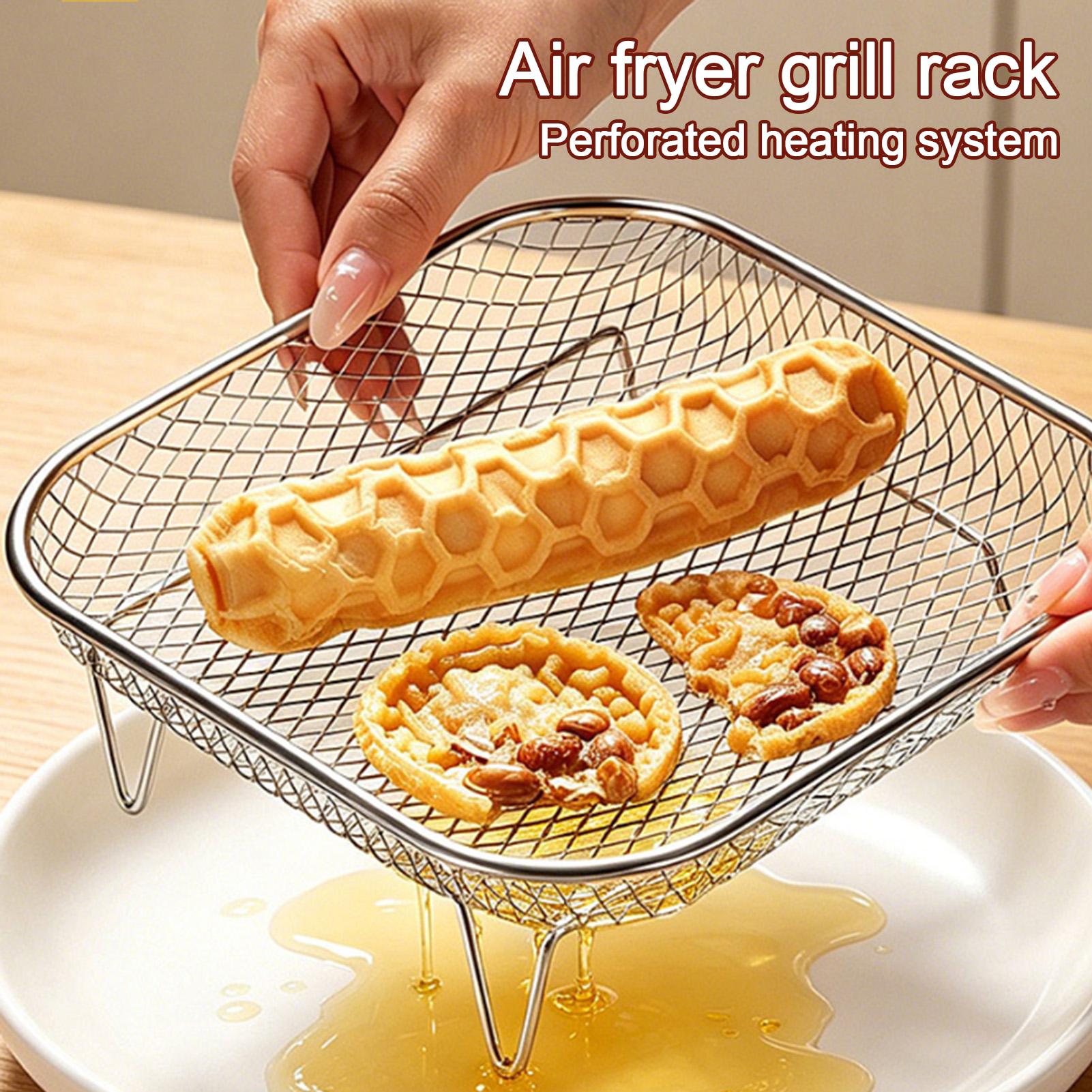 Air Fryer Rack Square Food Gra - огляд і ціна Home Cooking Shows