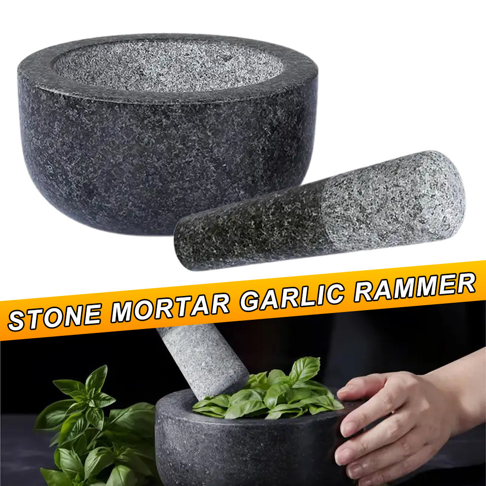 Natural Stone Garlic Press, St - огляд і ціна Mortar Pestle Granite