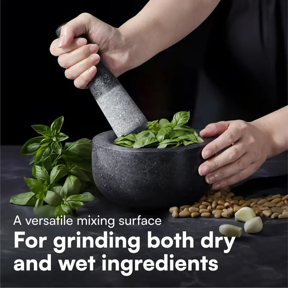 Natural Stone Garlic Press, St - огляд і ціна Mortar Pestle Granite