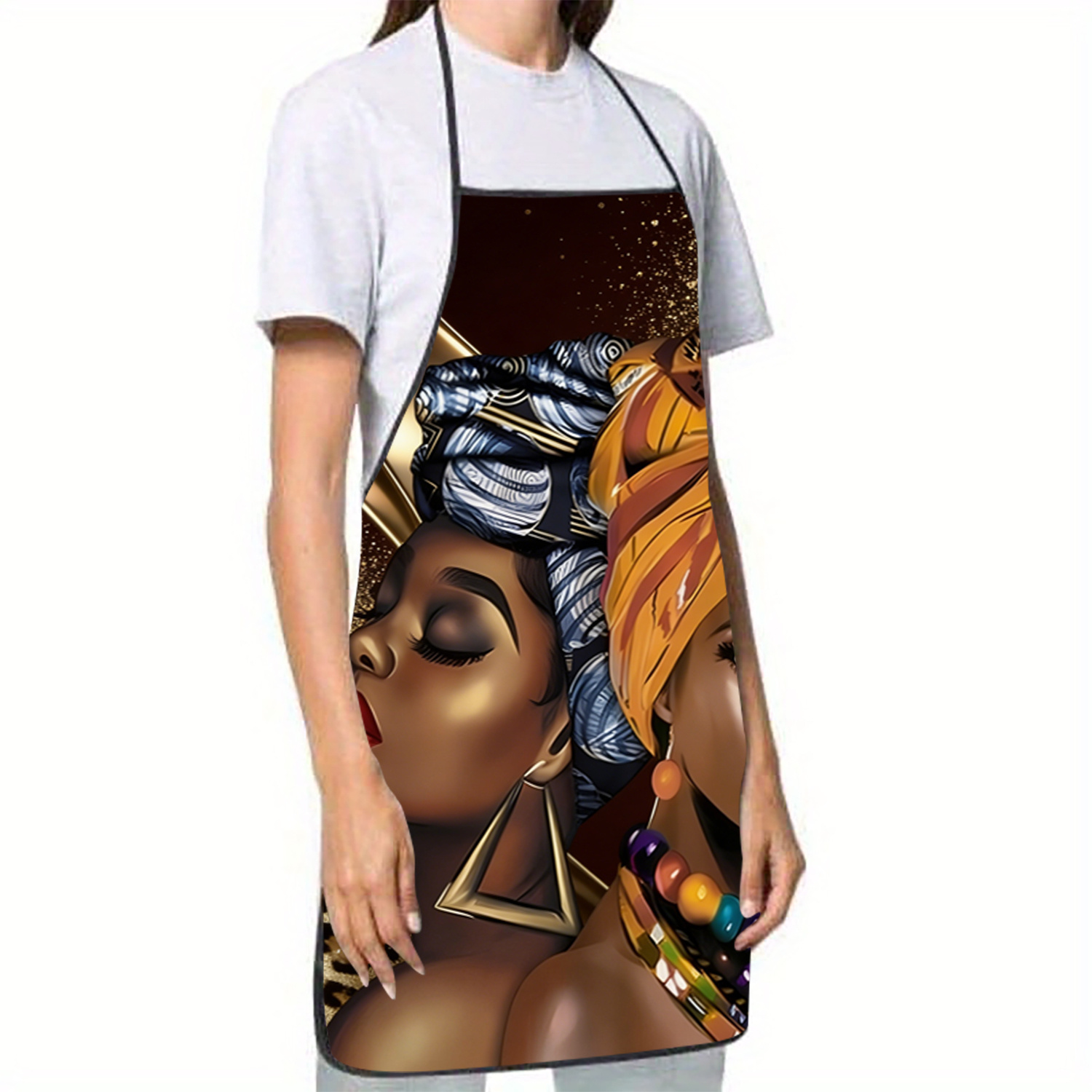 Afrocentric Women Art Apron, A - огляд і ціна Home Cooking Queen