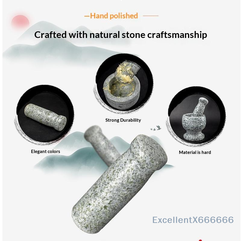 Natural Granite Pestle and Mor - огляд і ціна Mortar Pestle Granite