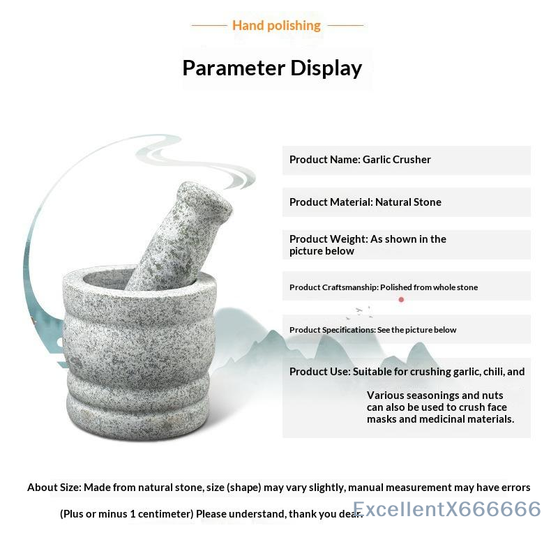 Natural Granite Pestle and Mor - огляд і ціна Mortar Pestle Granite