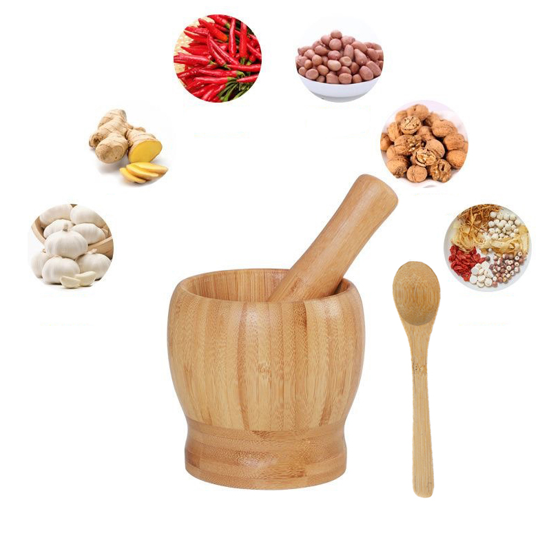 Kitchen Traditional Wooden Mor - огляд і ціна Mortar Pestle Granite